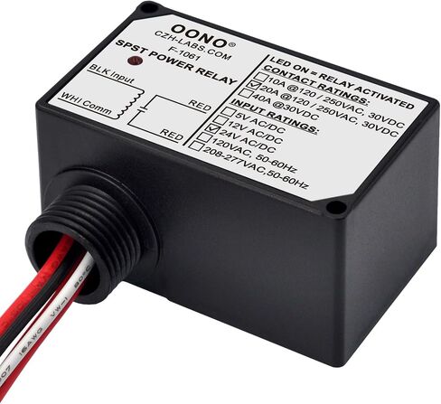 AC 120V SPST 20Amp 250Vac/30Vdc Power Relay Module, Plastic Enclosure and Pre-Wired in Saudi Arabia