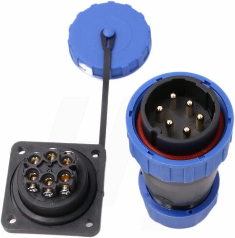 TY28 2 Pin 45A Aviation Waterproof Power Connector Male Female Cable Plug Socket Screw-Crimp Solder-Free Quick-Disconnect for Outdoor Solar Truck Device in Saudi Arabia