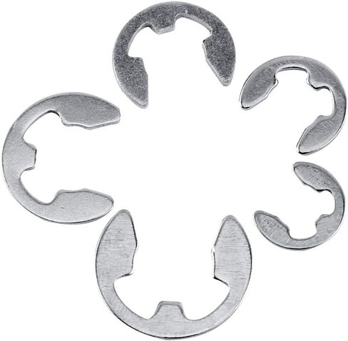 120 قطعة E كليب 304 الفولاذ المقاوم للصدأ الاحتفاظ المفاجئة الدائري 1.5 مللي متر إلى 10 مللي متر مجموعة إحكام in Kuwait