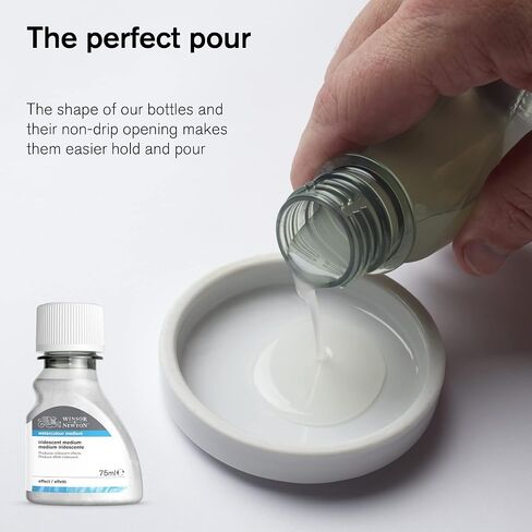 Winsor & Newton Watercolor Medium، سائل إخفاء فني، زجاجة 75 مل (2.5 أونصة) أصفر in Saudi Arabia