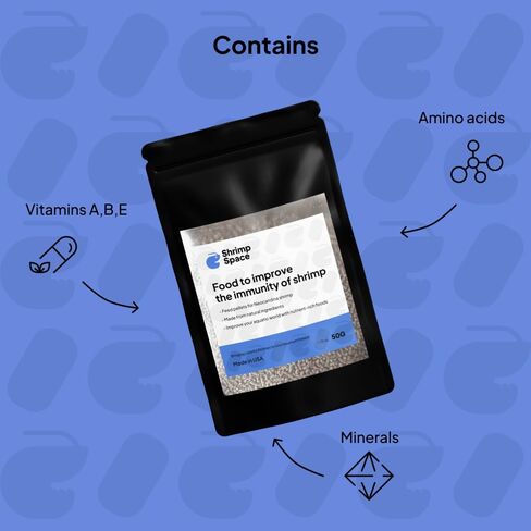 Shrimp Food Pellets Aquarium Shrimp Food, Freshwater Shrimp Supplies, Neocaridina Shrimp Food Pellets 1.75 oz (50 g) (Complete) in Saudi Arabia