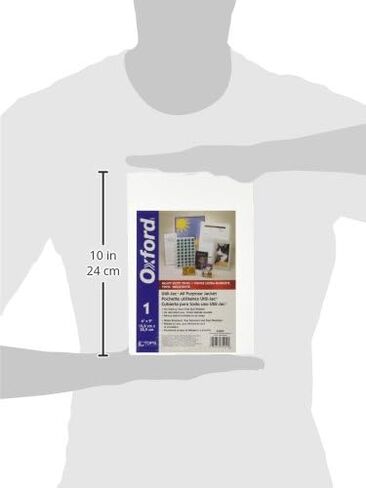 Oxford 65009 Utili-Jac Heavy-Duty Clear Plastic Envelopes, 6 x 9, (50 pack) (OXF65009) in Saudi Arabia