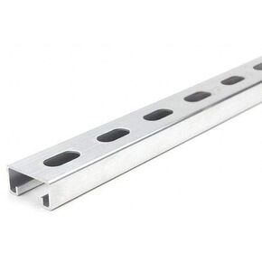 Strut Channel, 5 ft. L, Aluminum, 14 Gauge (2 Pieces) in Kuwait