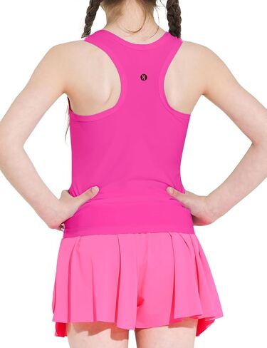 Girls Tank Tops Size 10-12 Sleeveless Crew Neck Racerback Crop Tops for Girls Kids Athletic Tank Top for Dance Yoga Gym Sparkle Blue in Saudi Arabia