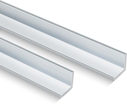 Blulu 2 قطعة 48 "Long x 3/4" عريض × 1/8 "زاوية الألومنيوم السميكة ، 6063 angle rock for structural ، درابزين ، إطارات النوافذ ، الأسطح ، حراس الزاوية in Saudi Arabia