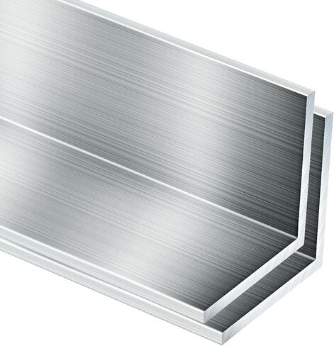 8pcs 15.55 "(395mm) زاوية الألومنيوم الطول ، 1" x1 "x1/8" زاوية الألومنيوم ، 1/8 "(0.118" -3mm) سميكة 6061 T6511 Mill. in Kuwait
