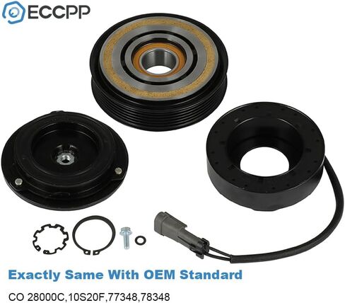 ECCPP AC Clutch 2012-2015 for Ford Explorer 2.0L 2013-2016 for Lincoln MKT 2.0L Fast Cooling AC Compressor Clutch in Saudi Arabia