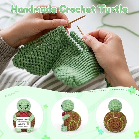 Mom Gifts from Daughter Son, Mini Crochet Turtle for Mothers Birthday New Bonus Step Mom Mama Mother in Law Gifts Ideas, Emotional Support Crochet Turtle in Saudi Arabia