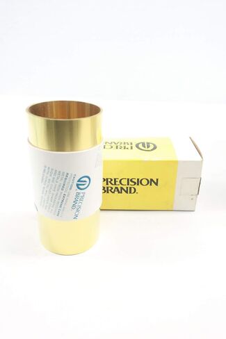 Precision Brand 17370 Brass Shim Stock Roll 6in x 100in 0.008in in Kuwait