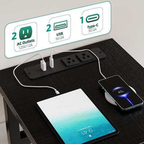 TRENDING DUAL MONUTION STAND RISER مع 2 منافذ شحن USB ، منظم مكتب الكمبيوتر الخشبي لشاشتين ، حامل تلفزيون طويل إضافي لمكتب الكمبيوتر المحمول ، IMAC in Kuwait