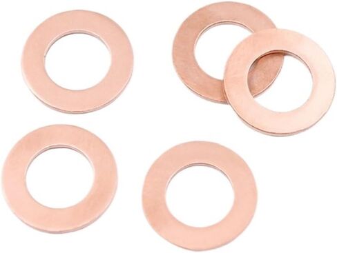 o-ring gaskets 10pcs DIN7603 M6 M8 M9 M10 M12 M14 M16 M18 M20 T3 O RING RING RING RING RING COPPER GASHER GASHER SEAL FLAT FITTING .- (M16 (16x22x1.5)) in Kuwait