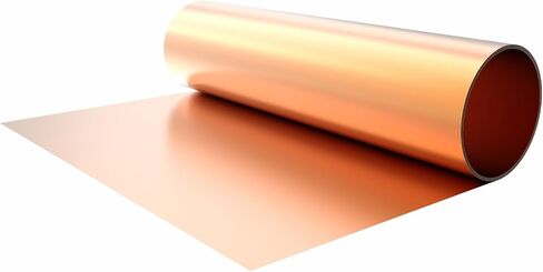 1Rolls 0.05mm(T) x100mm(W) x2540mm (L) Cu Metal Sheet Foil Plate High Purity Copper Coil Pure Copper in Saudi Arabia