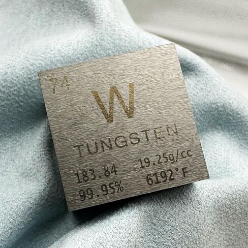 1inch Tungsten Cube Element Metal Density Cube Homostarry 99.95% Purity Teaching Tool, Gifts for Students Teacher Science Chemistry Lover, Material Hobby Collection, DIY, Lab Experiments (Chromium) in Kuwait