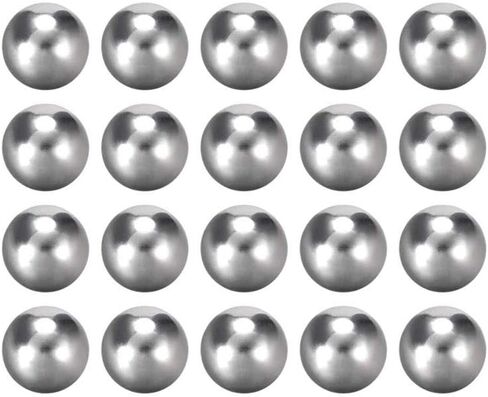 Ball Bearings, Precision Bearing Steel Ball, 17/18/19/20/21/22.225mm, Solid Round Steel Ball(22.225mm [1kg]) in Kuwait