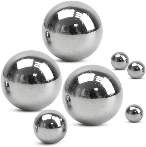 Ball Bearings, Precision Bearing Steel Ball, 17/18/19/20/21/22.225mm, Solid Round Steel Ball(22.225mm [1kg]) in Kuwait