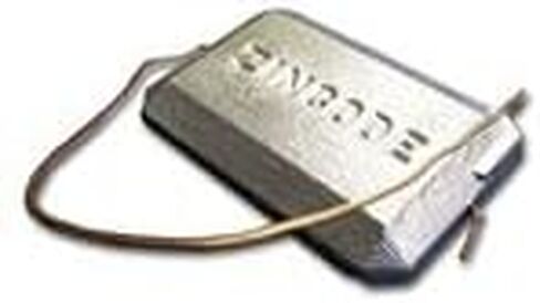 RotoMetals Zinc Anode - Hang Overboard w/Copper Wire 4 inches X 6 inches About 3.4 pounds in Saudi Arabia