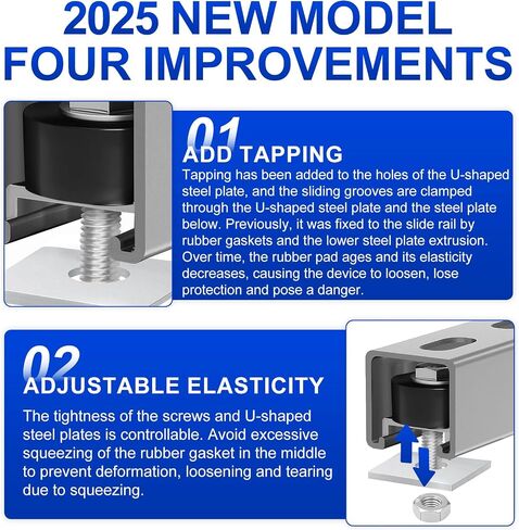 مجموعة عجلات العربة العربة ، تصميم مضاد للانكماش ، 1-5/8 بوصة قناة Unistrut STRUT متوافقة in Kuwait