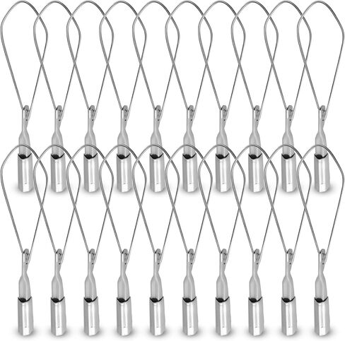 Ohlectric 6 Pack - المدى 6-2 مشابك إسفين الألومنيوم - مقبض كرة من الفولاذ المقاوم للصدأ - نظام قفل آمن - تشديد الكابلات الجوية والوقاية من SAG - مشبك متين in Kuwait