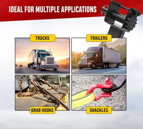 MyTee Products (2 Pack) Trailer Stake Pocket Winch Flatbed Attility Carty# 16200 LBS in Kuwait
