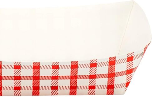 Karat Paper Food Trays Disposable [2 LB - 1,000 ct] Sturdy Food Boats, Leak Resistant | Ideal for Snacks, Nachos and Finger Foods in Kuwait