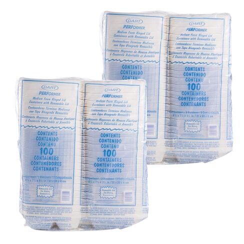 DART 85HT3R MED PERISED 3 COMP FOAM CONTERER ، 8.5 بوصة (حالة 200) ، النسخة الأصلية ، الأبيض in Saudi Arabia
