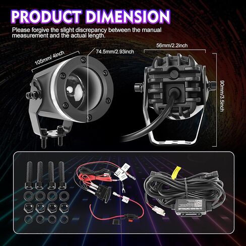 Whipless Whip Lights for Side by Side 2 PCS LED Whip Light Spot Beam Pod Lights Green LED Pods for ATV UTV Can am 1000XP Golf Cart Truck 4x4 Boat Polaris RZR SXS Offroad in Saudi Arabia