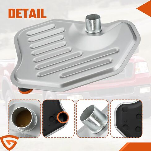 RE0F11A CVT Transmission Filter & Oil Pan Gasket Kit Compatible With Nissan Versa Sentra Versa Note 2012-2019 Replaces 33010-JF015 31726-28X0A 31726-3JX0A 19318012 in Kuwait