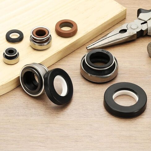 PATIKIL Mechanical Seal Kit, 2 Pcs 25mm / 1 Inch Gas Water Pump Replace Mechanical Shaft Seal Replacements Kit in Saudi Arabia