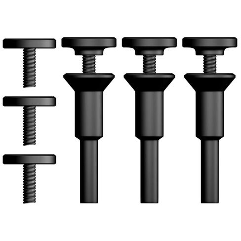MALDREL RUTER RUTING MANDREL 3/8 "و 1/4" Arbor Hole مع 1/4 "، STEM STEM لعملية Graft Accessories أداة Drill Rotary - 1 حزمة in Kuwait