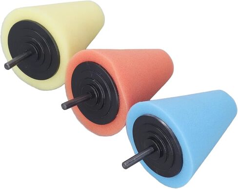 Kimiss 9pcs تلميع كرات الإسفنج المخروطية لرعاية محور عجلة السيارات - أداة تلميع المعادن متعددة الاستخدامات للتدريبات والمطاحن - مثالية للمساحات الضيقة والتصاميم المعقدة in Saudi Arabia
