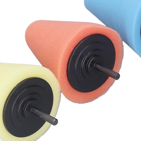Kimiss 9pcs تلميع كرات الإسفنج المخروطية لرعاية محور عجلة السيارات - أداة تلميع المعادن متعددة الاستخدامات للتدريبات والمطاحن - مثالية للمساحات الضيقة والتصاميم المعقدة in Saudi Arabia