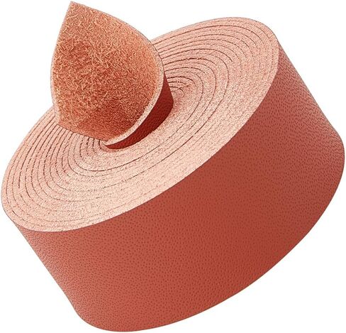 GORGECRAFT 1.5 Inches Wide Grain Leather Straps 78 Inches Long Single Sided PU Leather Strip 1.2mm Thick Flat Leather Cord Threads for DIY Crafts Belt Jewelry Making Tooling Workshop, Coconut Brown in Kuwait