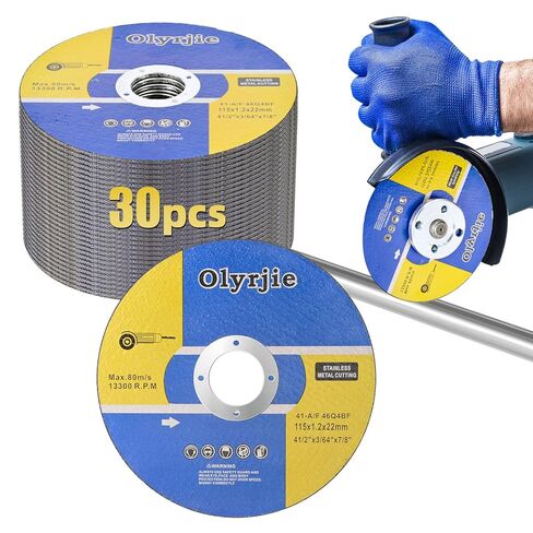 10 Pack 4 1/2 in Cut Off Wheel Cutting Wheels for Angle Grinders, Ultra Thin Grinding Wheels, Metal Cutting Discs in Kuwait
