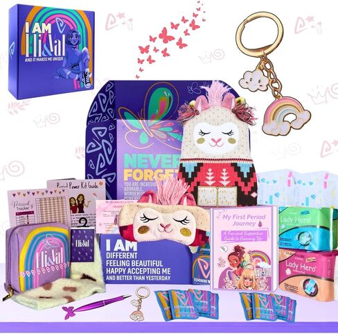 First Period Kit Gift for Girls 9-12 - Period Starter Kit for Tweens 10-12 - Essentials for Teens & Preteens - Period Packs for Young Girls First time (Panda) in Saudi Arabia