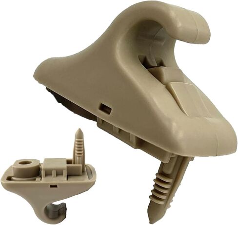 85235-B1000 2PCS SUN VISOR RETAINER CLIP CLIP Support Bracket Bracket Gray متوافق مع H-Yundai E-Lantra S-Onata Getz 2017-2023 in Kuwait