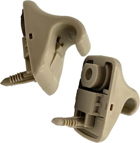 85235-B1000 2PCS SUN VISOR RETAINER CLIP CLIP Support Bracket Bracket Gray متوافق مع H-Yundai E-Lantra S-Onata Getz 2017-2023 in Kuwait