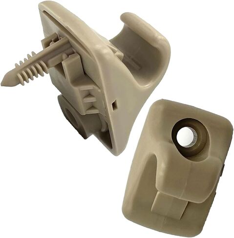 85235-B1000 2PCS SUN VISOR RETAINER CLIP CLIP Support Bracket Bracket Gray متوافق مع H-Yundai E-Lantra S-Onata Getz 2017-2023 in Kuwait