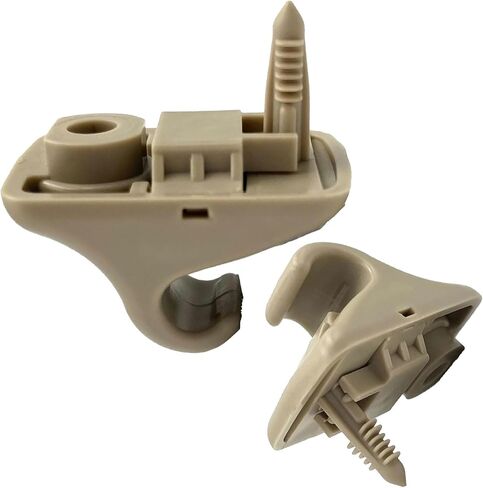 85235-B1000 2PCS SUN VISOR RETAINER CLIP CLIP Support Bracket Bracket Gray متوافق مع H-Yundai E-Lantra S-Onata Getz 2017-2023 in Kuwait