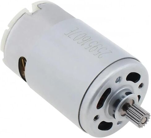 Cokyis RS555 DC Motor 16 Teath 24V 6300 دورة في الدقيقة حفر كهربائي محرك صغير مع 16 صندوق ترس عالي الأسنان للبراغي الكهربائي in Saudi Arabia