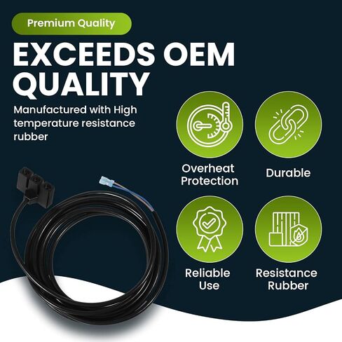 R0402800 16 Feet DC Cord Power Cord Replacement for Jandy Zodiac Aquapure PureLink Chlorine Generator, Fits Cell Cords for PLC1400 and PLC700 Salt Cells in Saudi Arabia