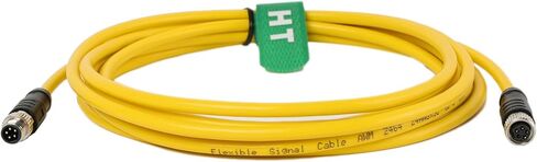 M8 5-Pin-Code to Flying Leads Cable لـ Cognex هو 632 631 Micro 2000 ISM1050 نظام الرؤية الأتمتة الصناعية الخفيفة ، 24AWG ، 5M in Kuwait