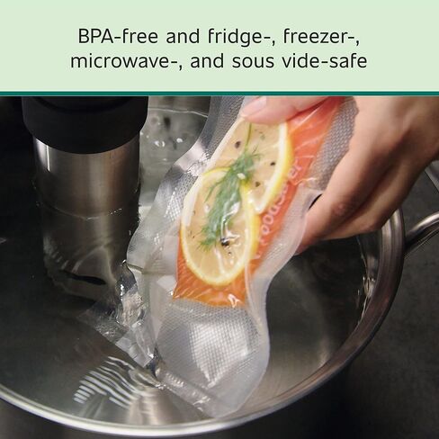 FoodSaver Quart Pre-Cut Vacuum Seal Bags, Easy Use Vacuum Storage Bags, Align to Seal and Tear to Open Vacuum Sealer Storage Bags, 43 Pack in Saudi Arabia