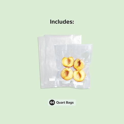 FoodSaver Quart Pre-Cut Vacuum Seal Bags, Easy Use Vacuum Storage Bags, Align to Seal and Tear to Open Vacuum Sealer Storage Bags, 43 Pack in Saudi Arabia