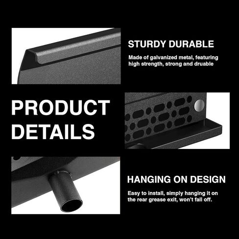 Rear Grease Drainage System for Blackstone Griddle, Equipped with Enclosed Grease Catcher Funnel, Blackstone Griddle Accessory in Saudi Arabia
