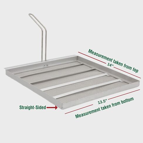 Commercial Deep Fryer Filter AF45 13.75" x 13.75", Stainless Steel Mesh Skimmer Fryer Strainer, Increase Fryer Oil Lifespan up to 40% in Saudi Arabia