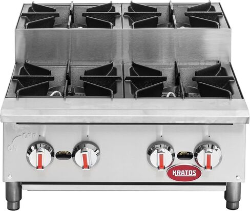 نطاق Kratos التجاري 12 "مجموعة كونترتوب Step-Up لوحة الساخنة مع اثنين من الشعلات ، 60،000 وحدة حرارية بريطانية (29R-002) in Kuwait