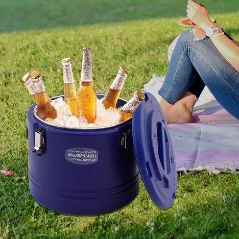15L/30L Insulated Soup Bucket Commercial Hot and Cold Food Holding Container Catering Hot Box with Lid Restaurant, Cafeteria Food Cooler, Holding Time 6H in Saudi Arabia