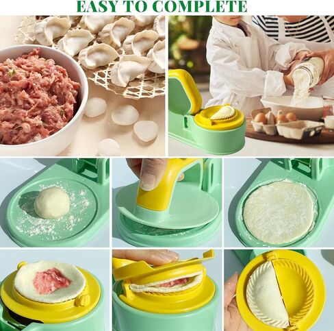 3 في 1 مطبعة صانع الزلاب ، مكبس العجين الجلد متعدد الوظائف DIY ، Make Make Making Make Making (Blue) in Kuwait