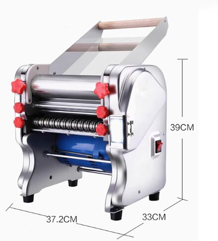 Home Multifunctional Electric Noodle Machine, 550Wautomatic Noodle Machine Full Stainless Steel Easy To Clean for Home Commercial Use (18Cm) in Saudi Arabia