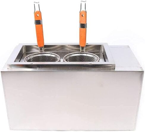 Commercial Pasta Machine with Precise Temperature Control from 30 to 110°C, Single Bar with Two Holes, Suitable for Ramen, Noodles and Vegetables in Saudi Arabia